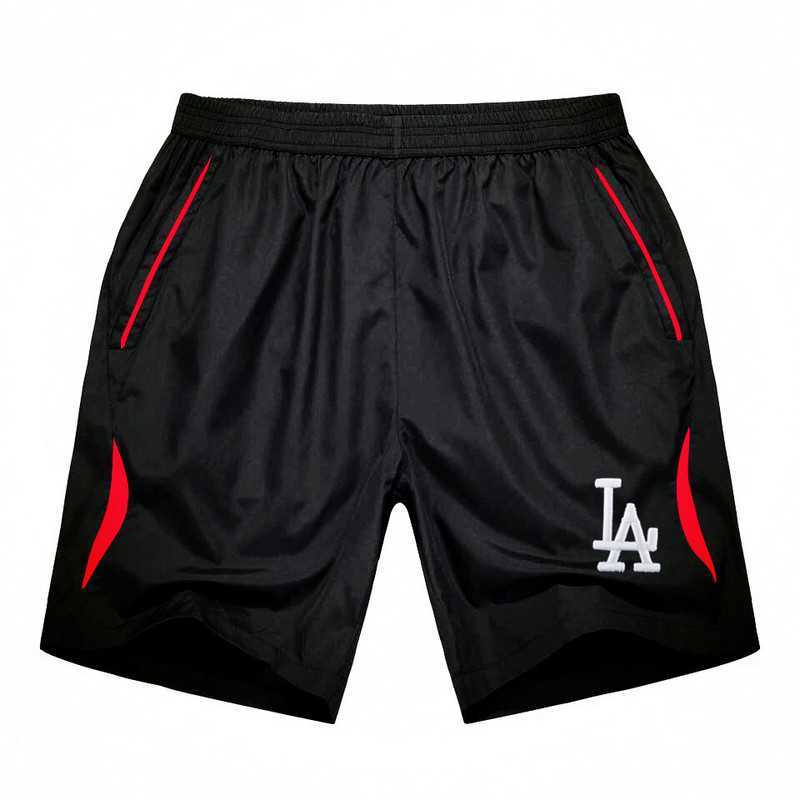 Men's Los Angeles Dodgers Black Red Stripe MLB Shorts,We sell and wholesale Men's Los Angeles Dodgers Black Red Stripe MLB Shorts on line form chian!